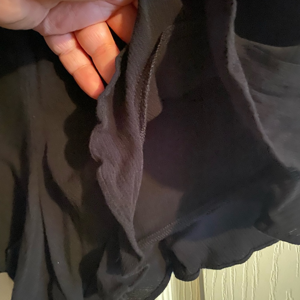 Torrid Black Ruffle Hem Shorts - Picture 4 of 5